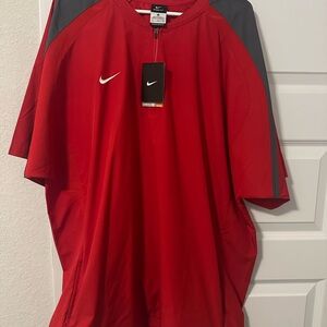 Nike Men's Red and Gray Stormfit